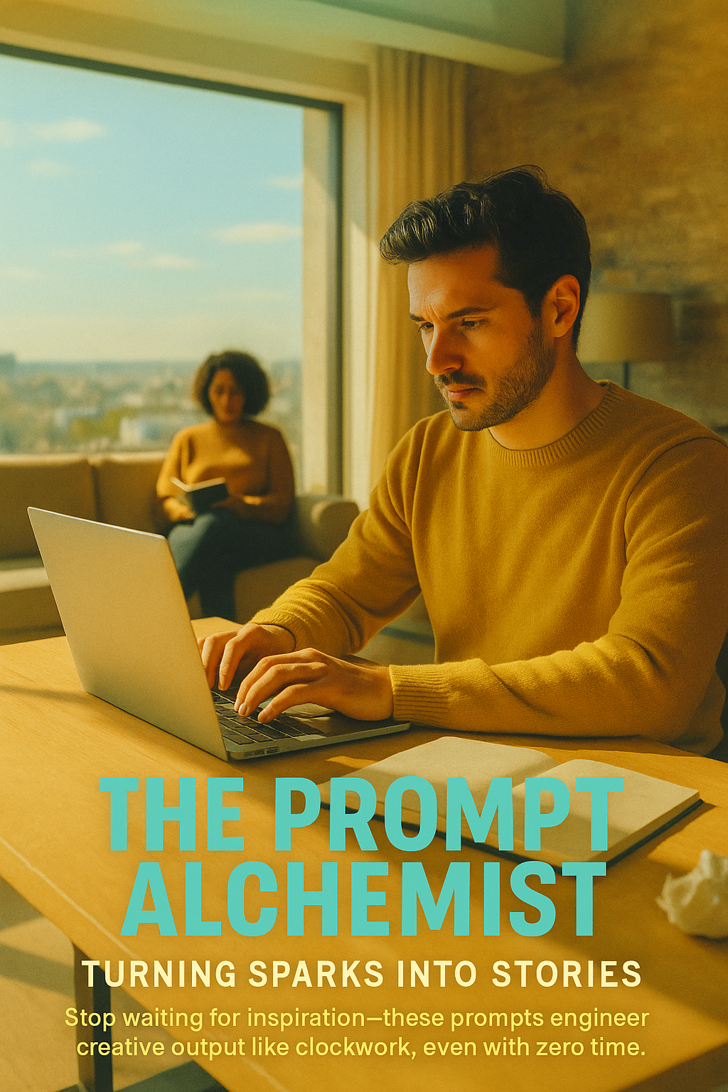 The Prompt Alchemist: Turning Sparks into Stories digital guide cover