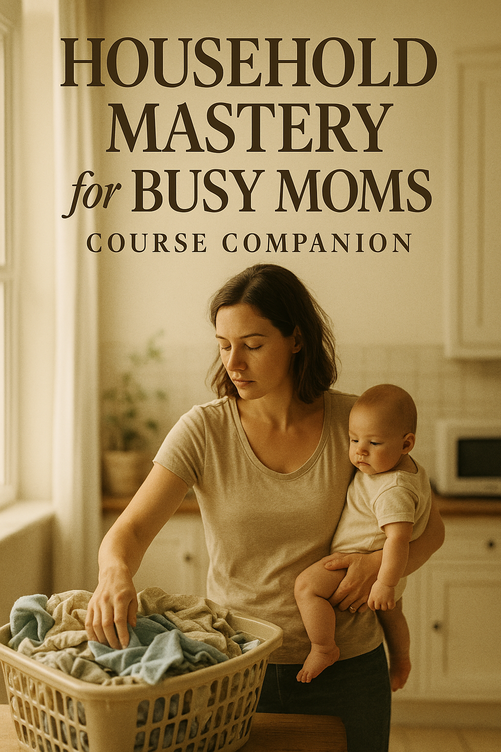Household Mastery for Busy Moms Course Companion digital guide cover