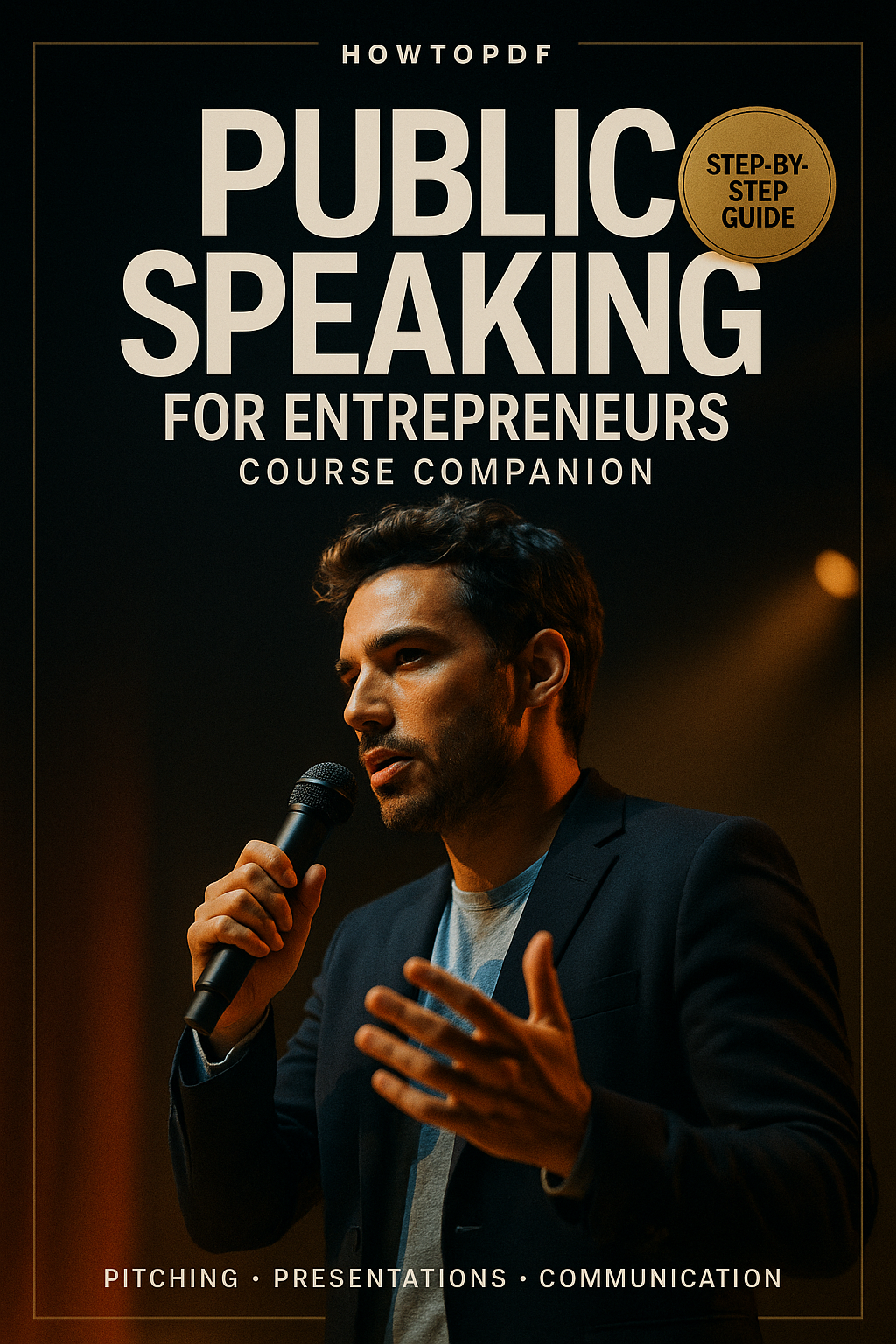Public Speaking for Entrepreneurs Course Companion digital guide cover