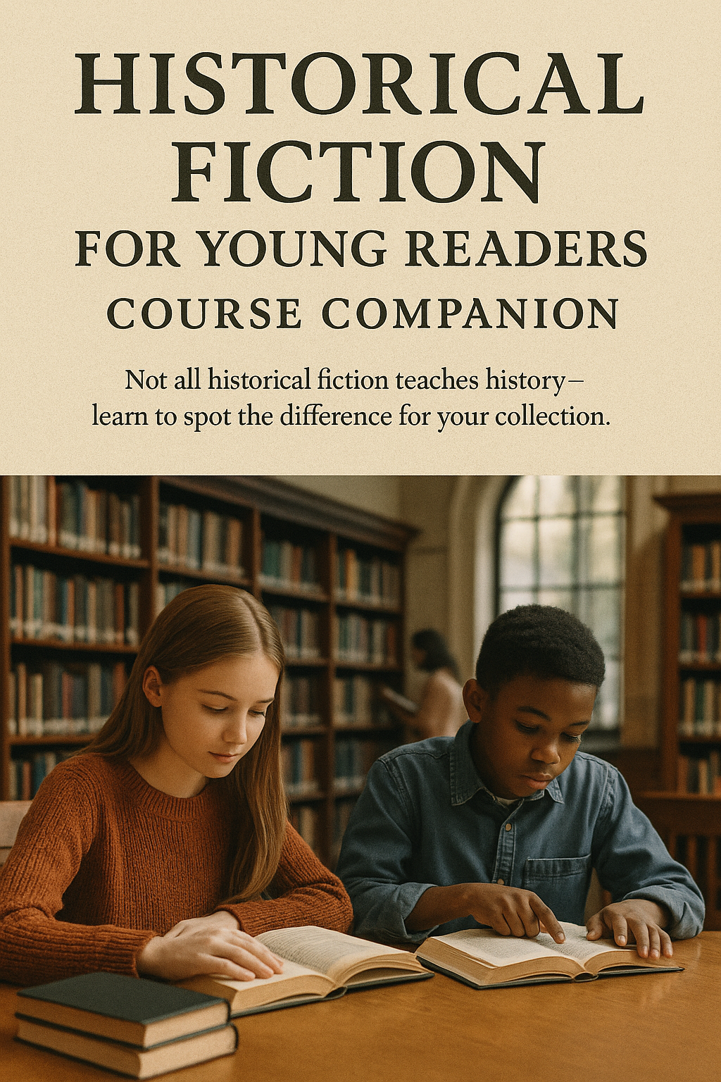 Historical Fiction for Young Readers Course Companion digital guide cover