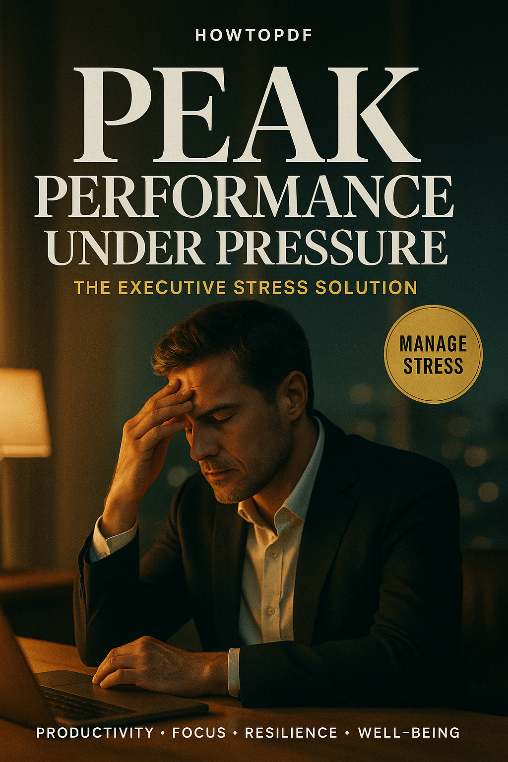 Peak Performance Under Pressure: The Executive Stress Solution digital guide cover