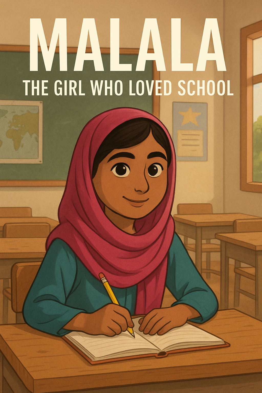 Malala: The Girl Who Loved School digital guide cover