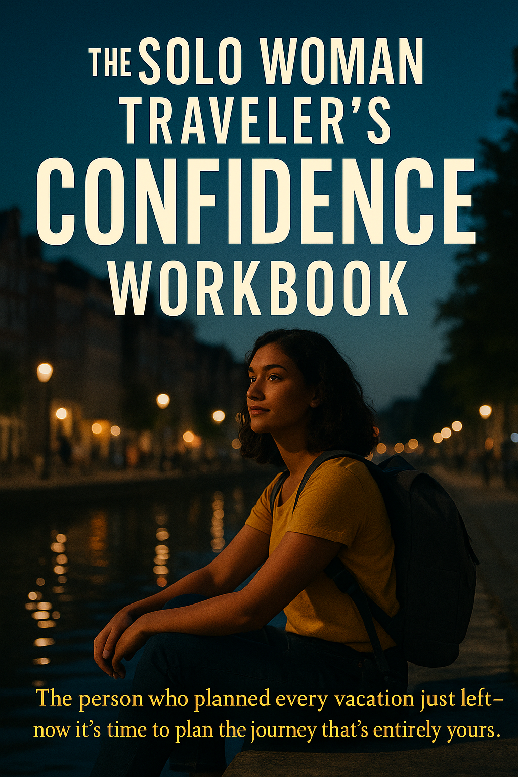 The Solo Woman Traveler's Confidence Workbook digital guide cover
