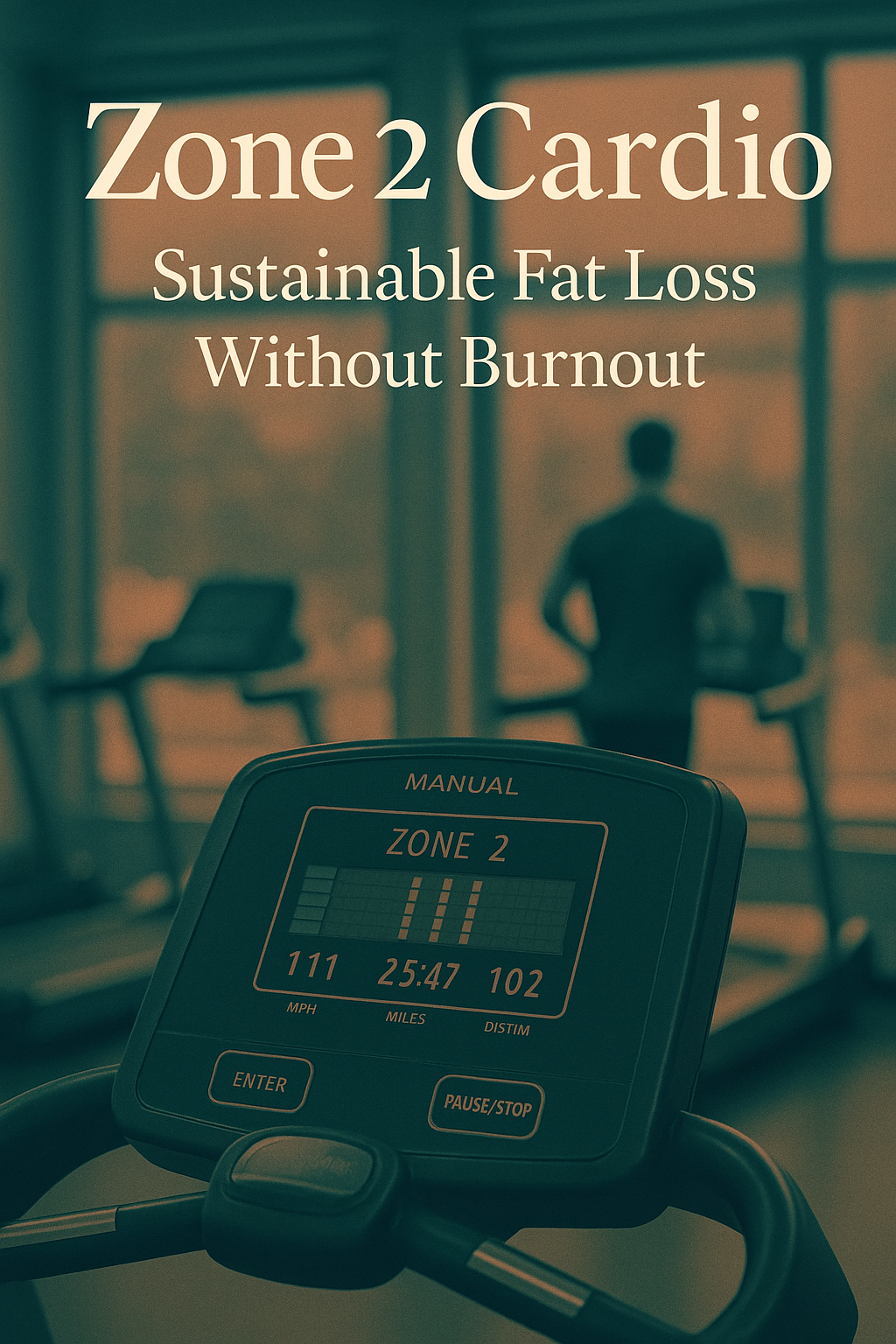 Zone 2 Cardio: Sustainable Fat Loss Without Burnout digital guide cover