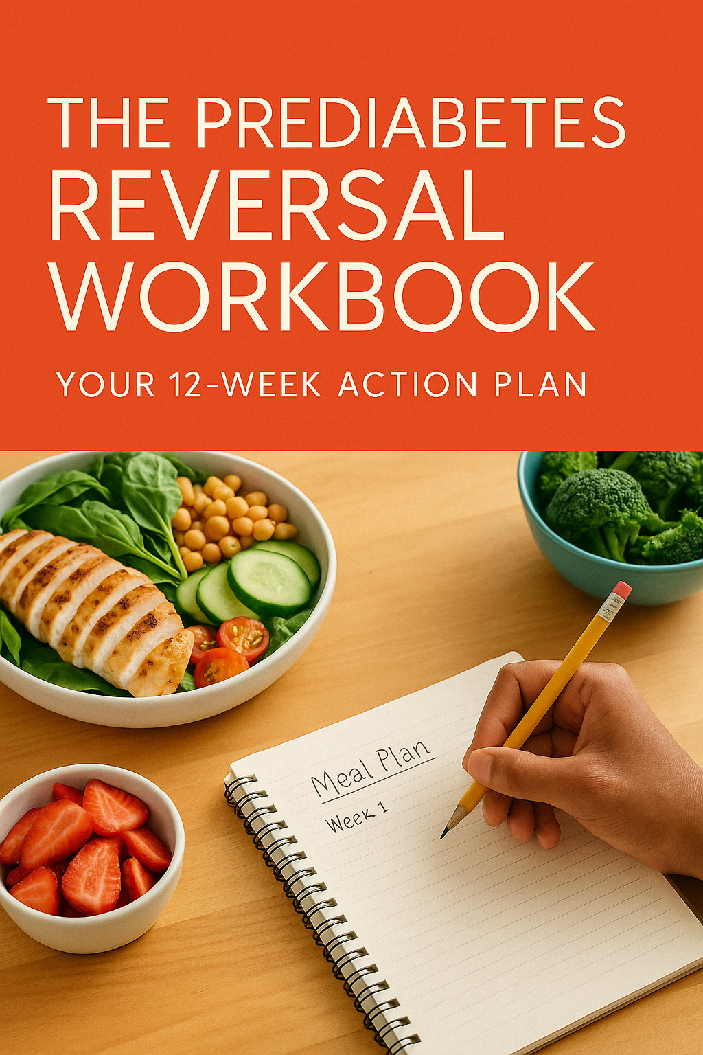 The Prediabetes Reversal Workbook: Your 12-Week Action Plan digital guide cover