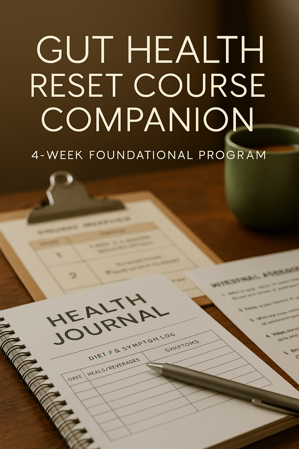 Gut Health Reset Course Companion: 4-Week Foundational Program digital guide cover