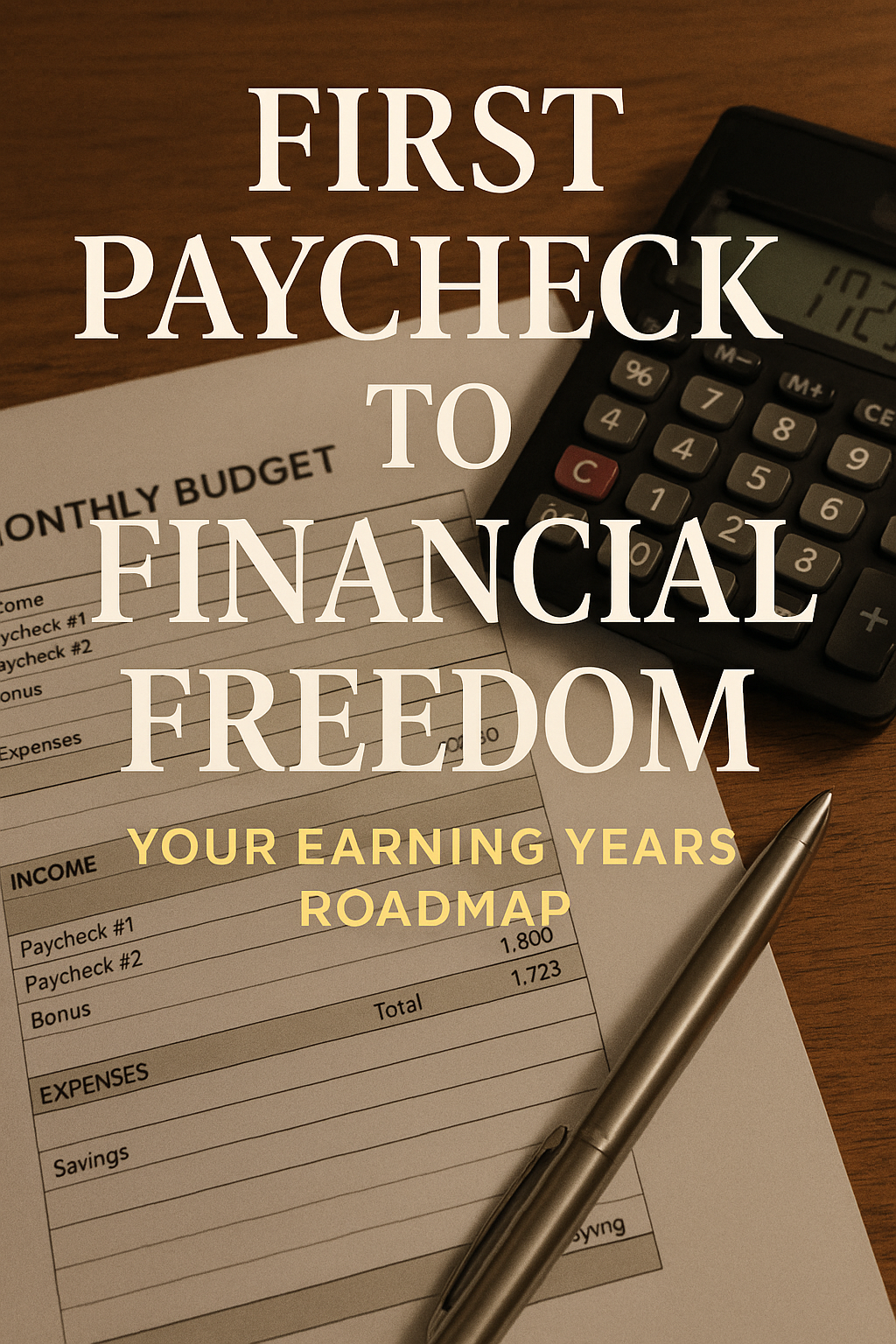First Paycheck to Financial Freedom: Your Earning Years Roadmap digital guide cover