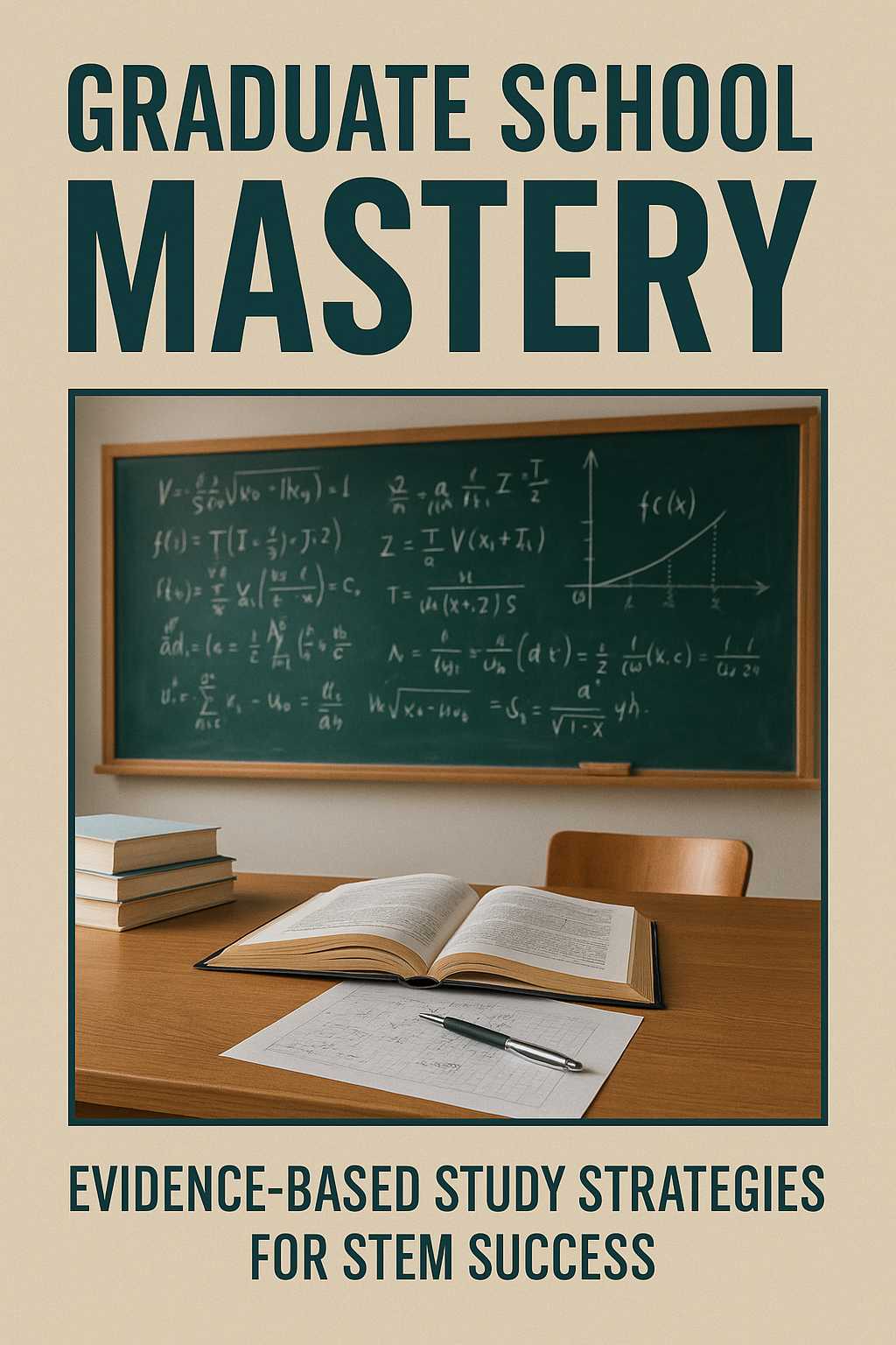 Graduate School Mastery: Evidence-Based Study Strategies for STEM Success digital guide cover