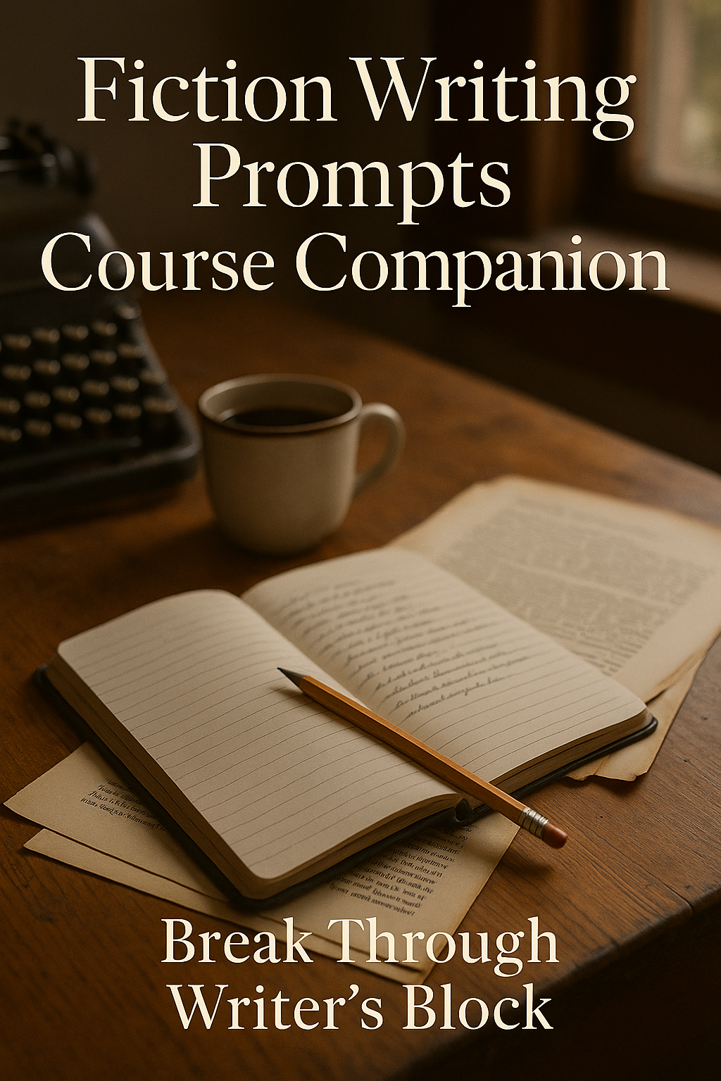 Fiction Writing Prompts Course Companion: Break Through Writer's Block digital guide cover