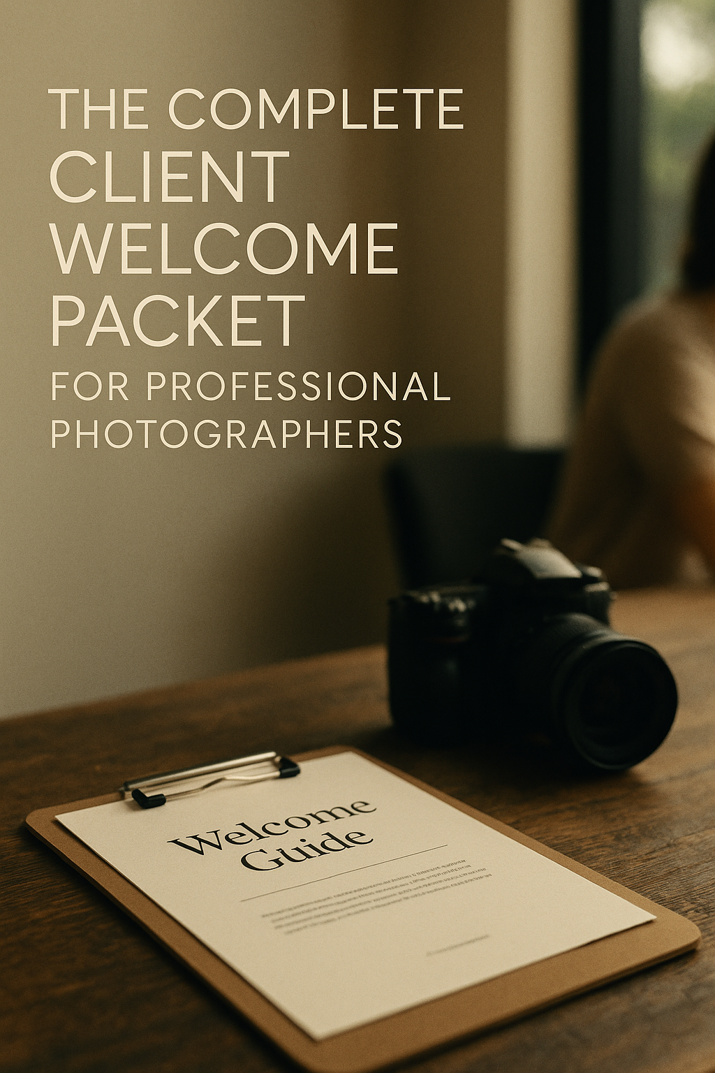 The Complete Client Welcome Packet for Professional Photographers digital guide cover
