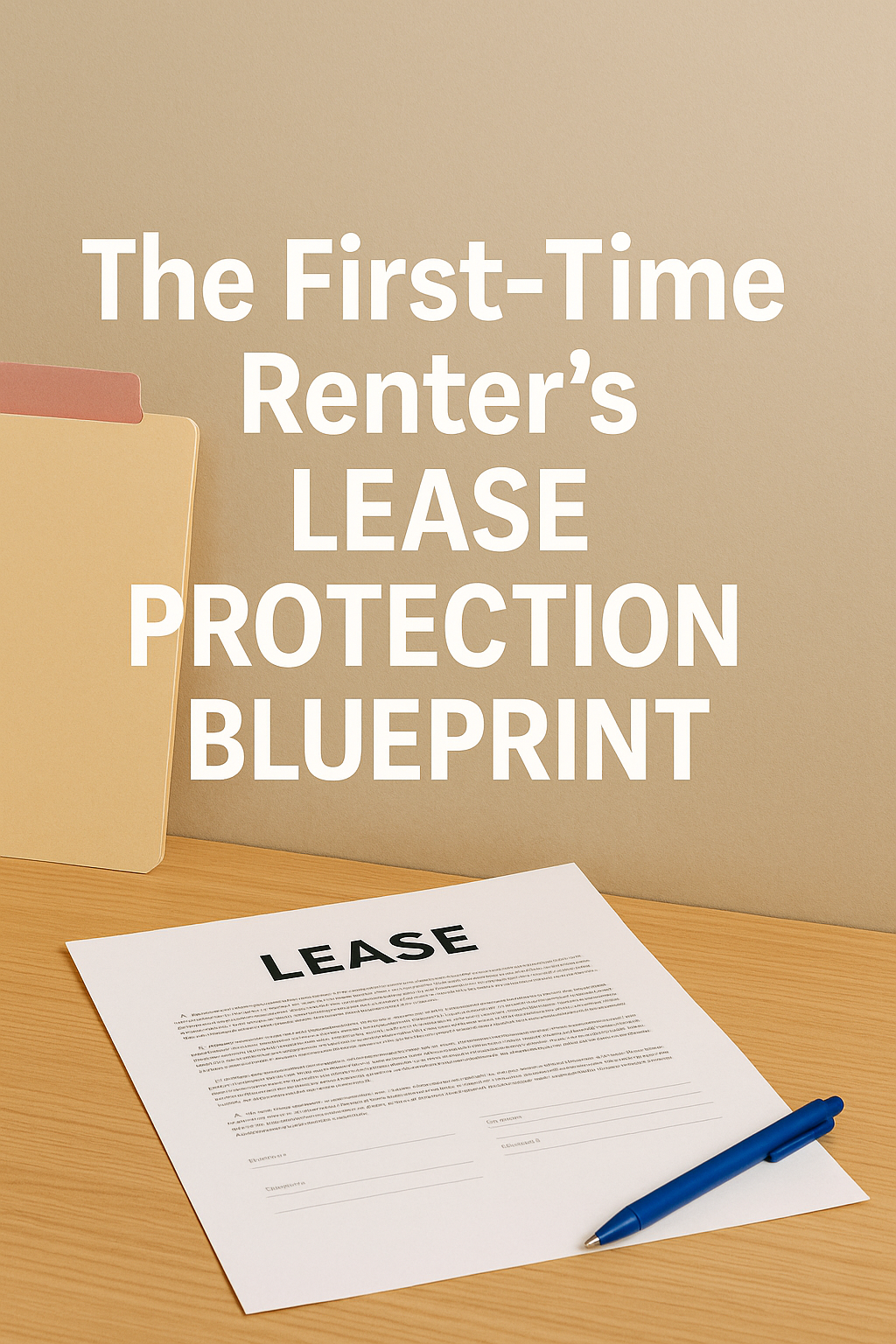 The First-Time Renter's Lease Protection Blueprint digital guide cover