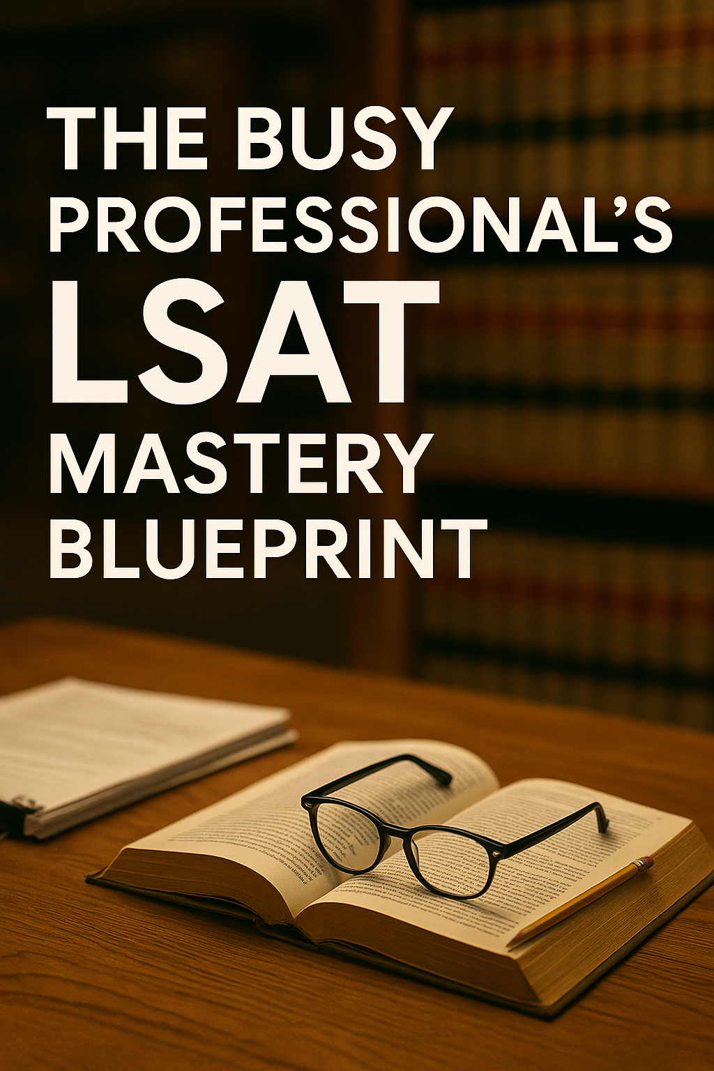 The Busy Professional's LSAT Mastery Blueprint digital guide cover