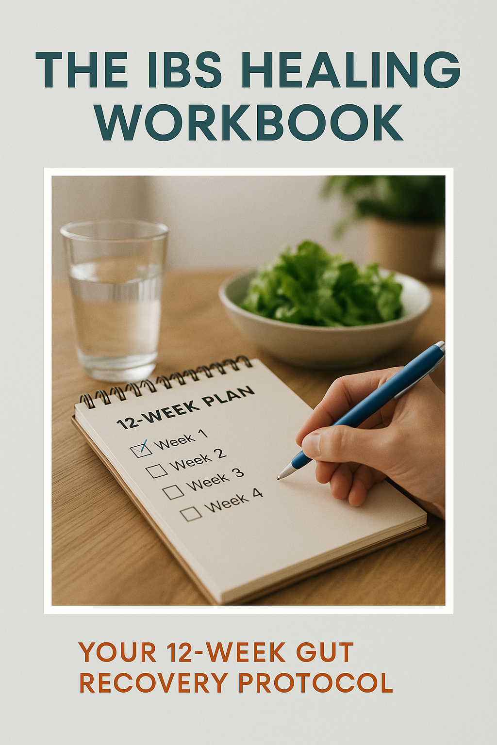 The IBS Healing Workbook: Your 12-Week Gut Recovery Protocol digital guide cover