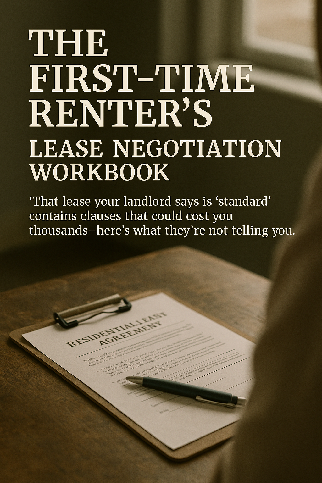 The First-Time Renter's Lease Negotiation Workbook digital guide cover
