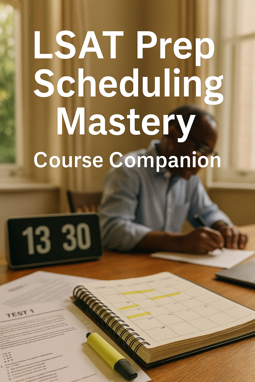LSAT Prep Scheduling Mastery Course Companion digital guide cover
