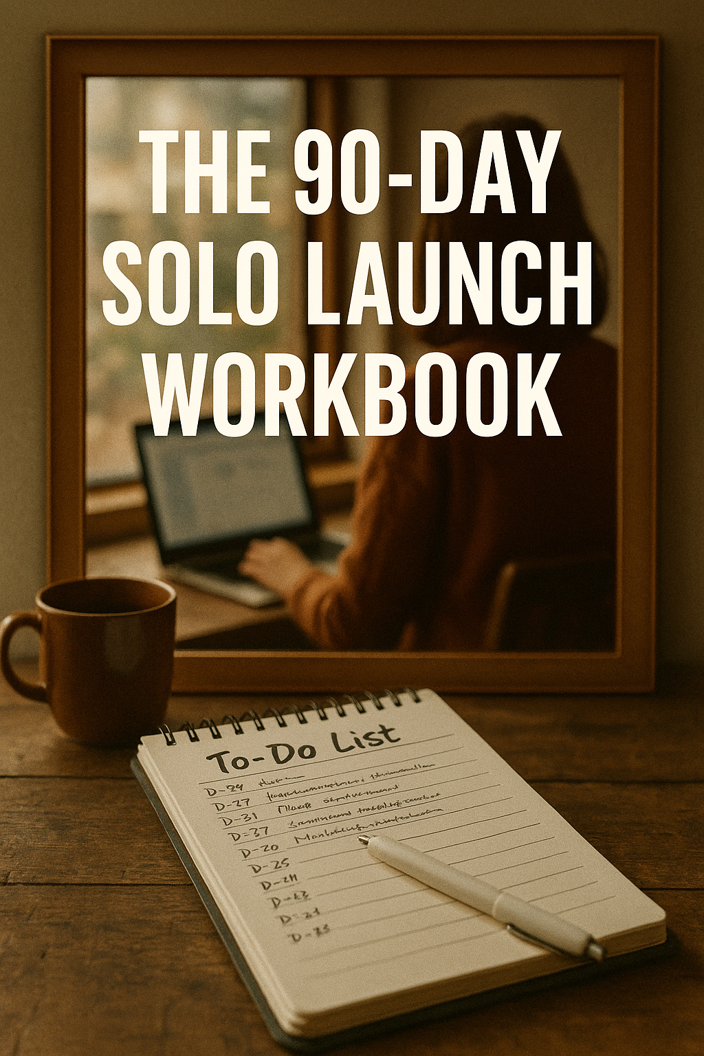 The 90-Day Solo Launch Workbook digital guide cover