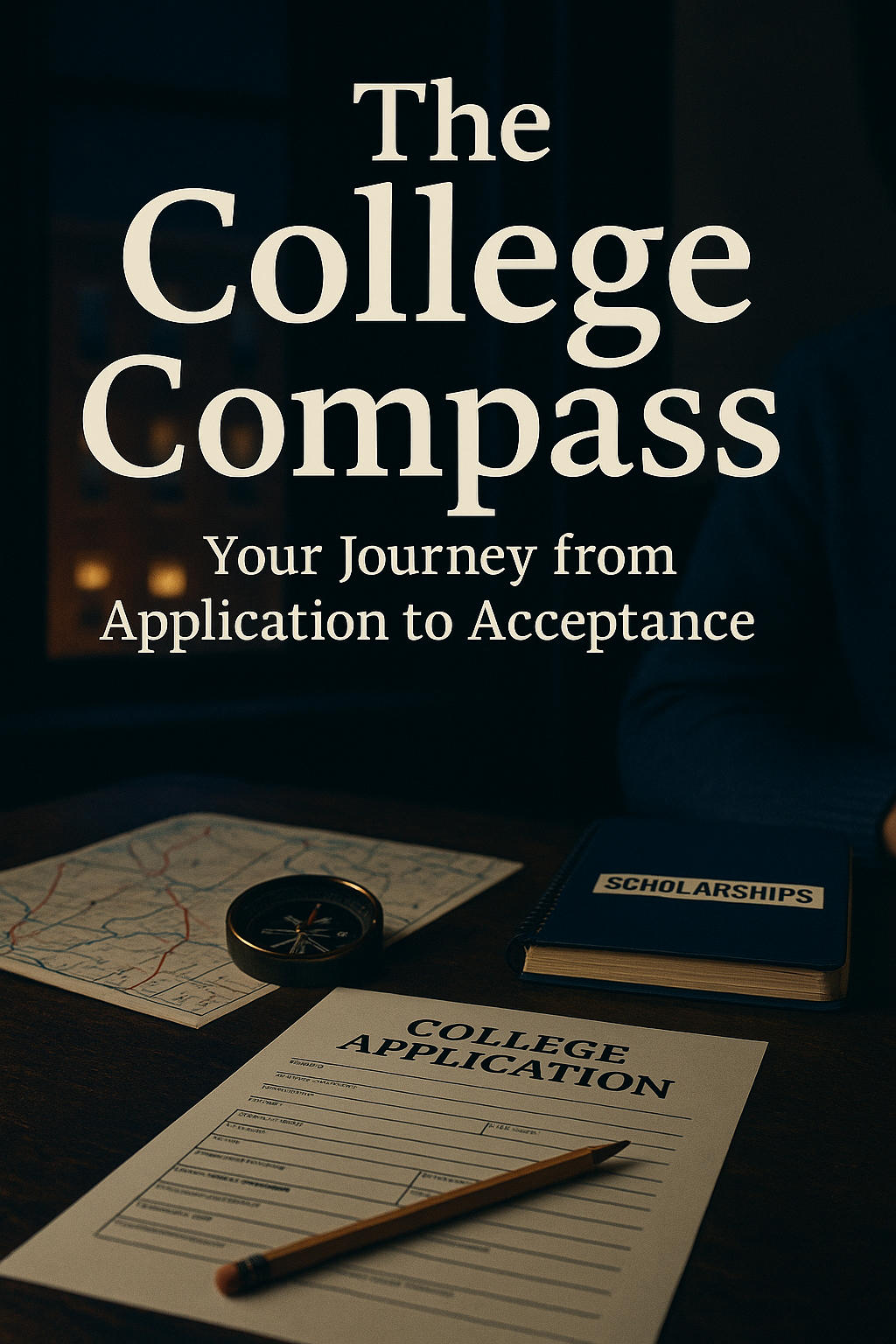 The College Compass: Your Journey from Application to Acceptance digital guide cover