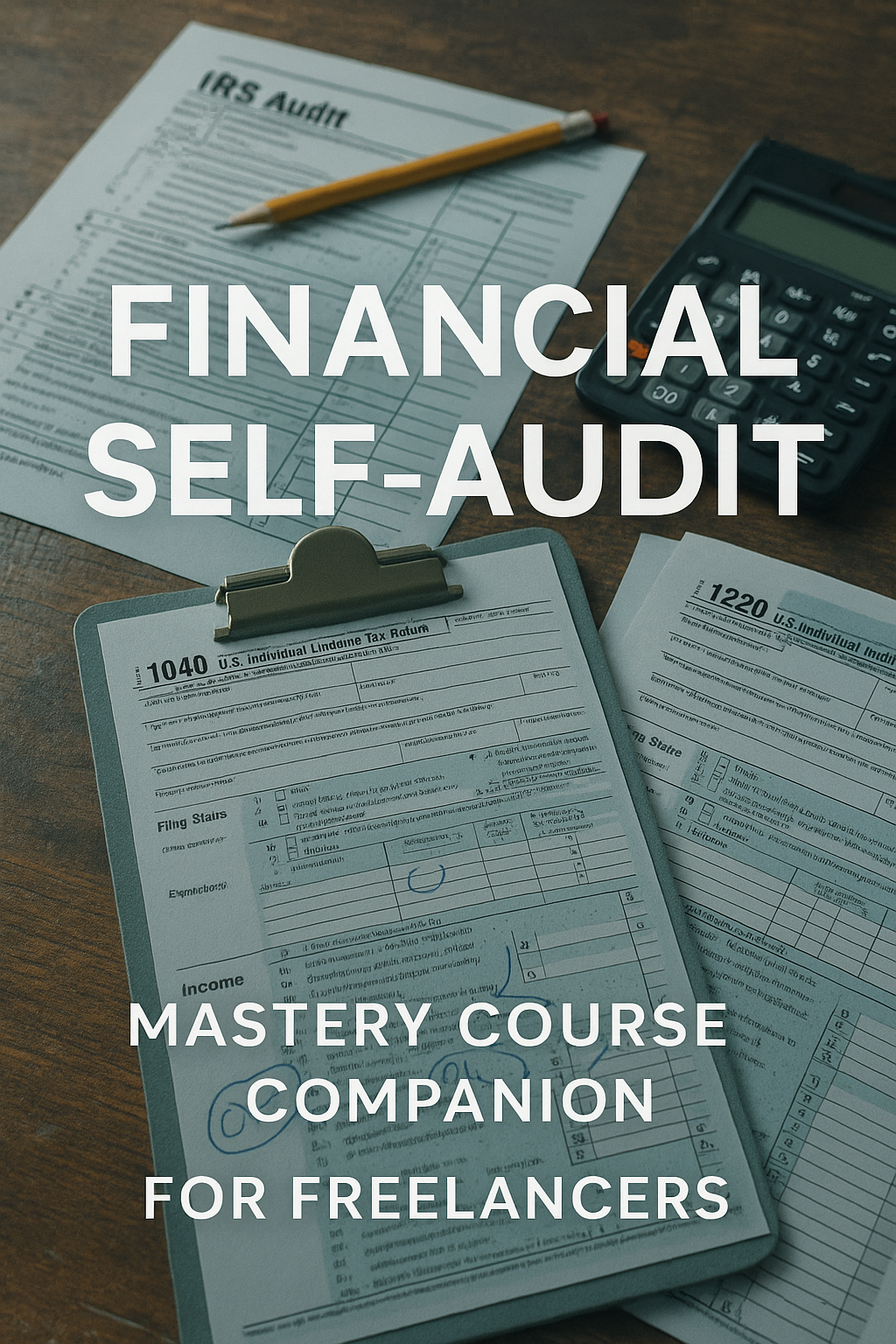 Financial Self-Audit Mastery Course Companion for Freelancers digital guide cover
