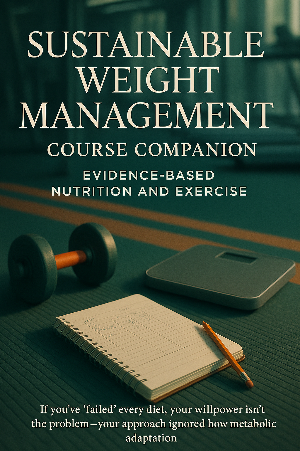 Sustainable Weight Management Course Companion: Evidence-Based Nutrition and Exercise digital guide cover