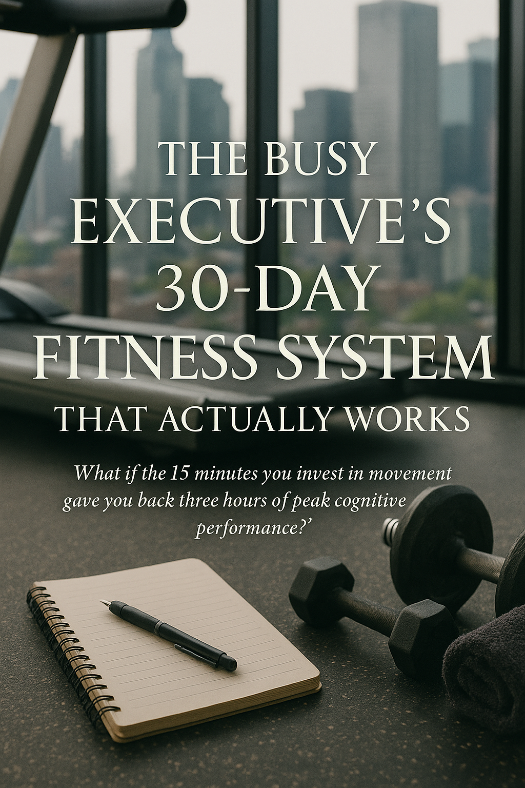 The Busy Executive's 30-Day Fitness System That Actually Works digital guide cover