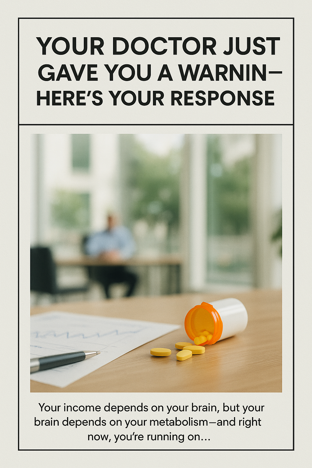 Your Doctor Just Gave You a Warning—Here's Your Response digital guide cover