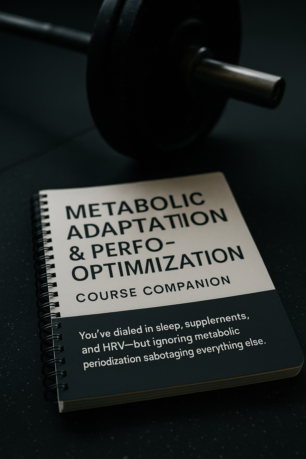 Metabolic Adaptation & Performance Optimization Course Companion digital guide cover