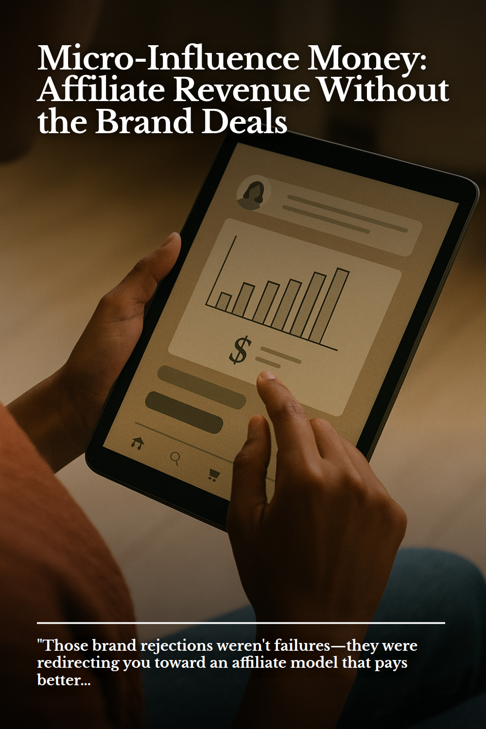 Micro-Influence Money: Affiliate Revenue Without the Brand Deals digital guide cover
