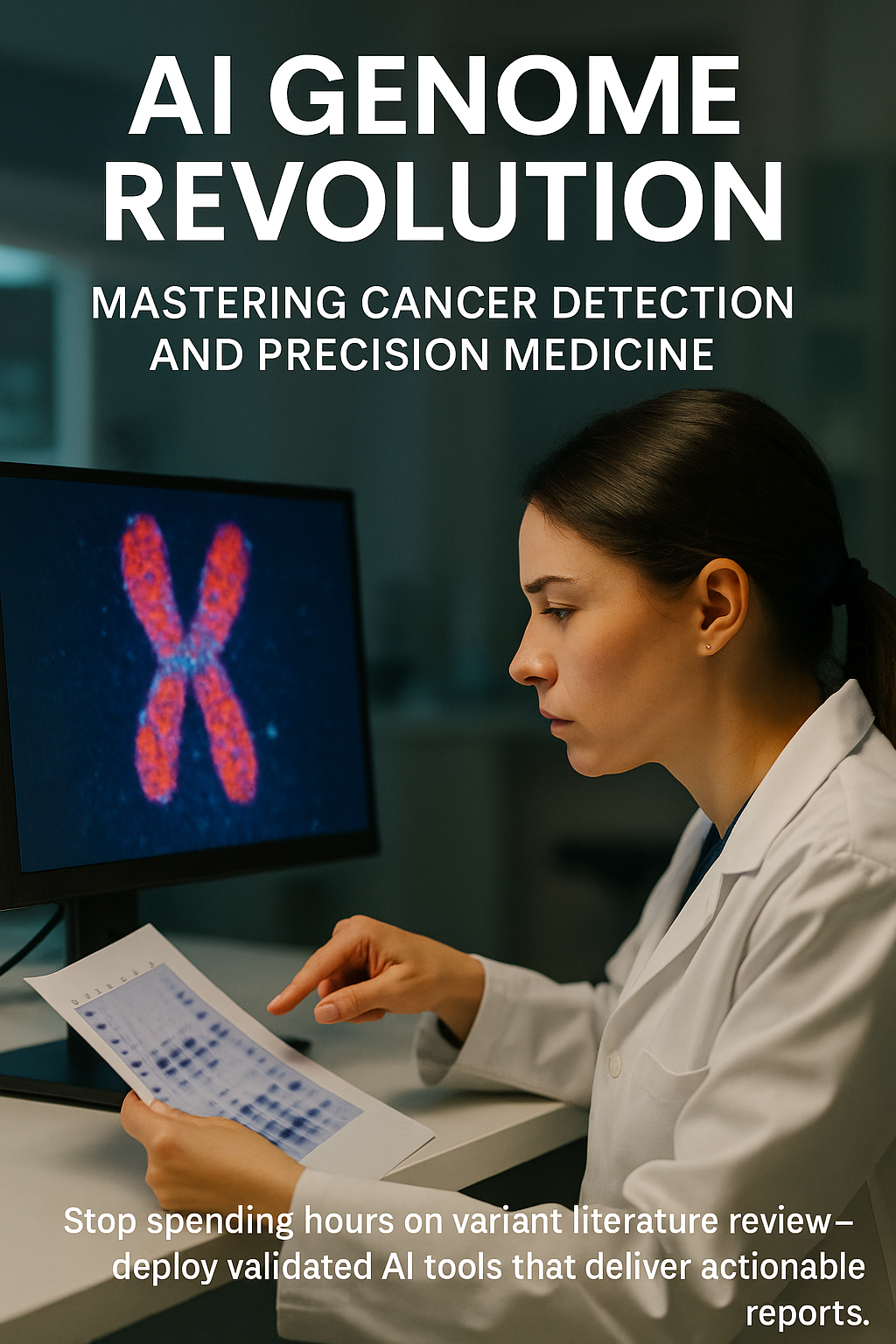 AI Genome Revolution: Mastering Cancer Detection and Precision Medicine digital guide cover