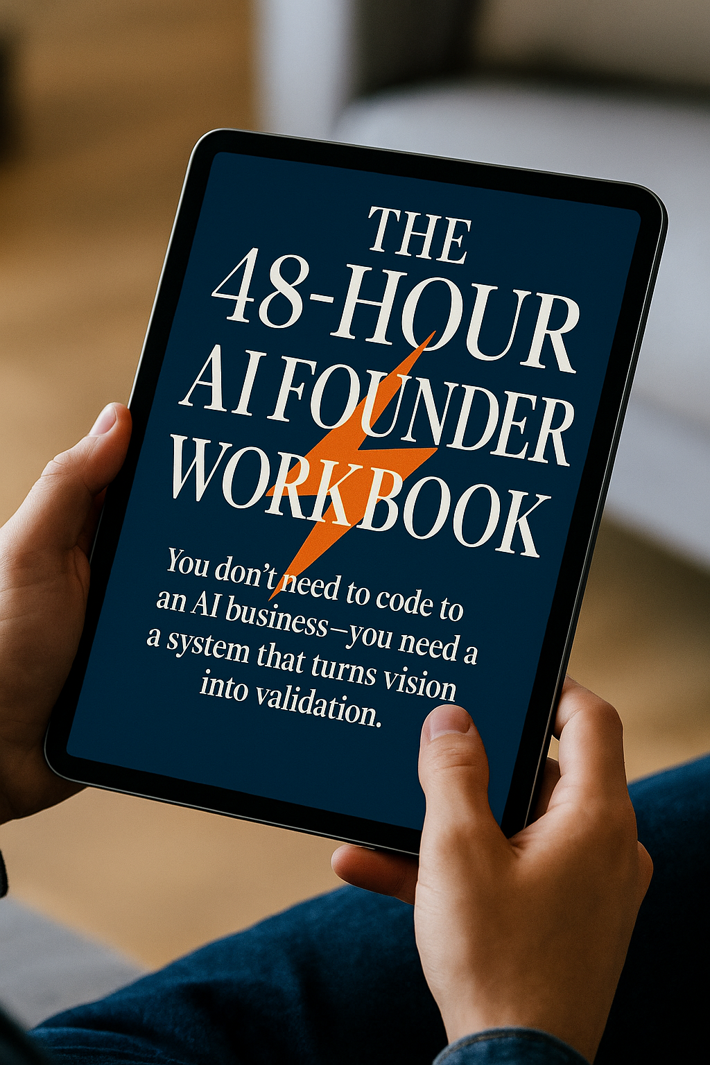 The 48-Hour AI Founder Workbook digital guide cover