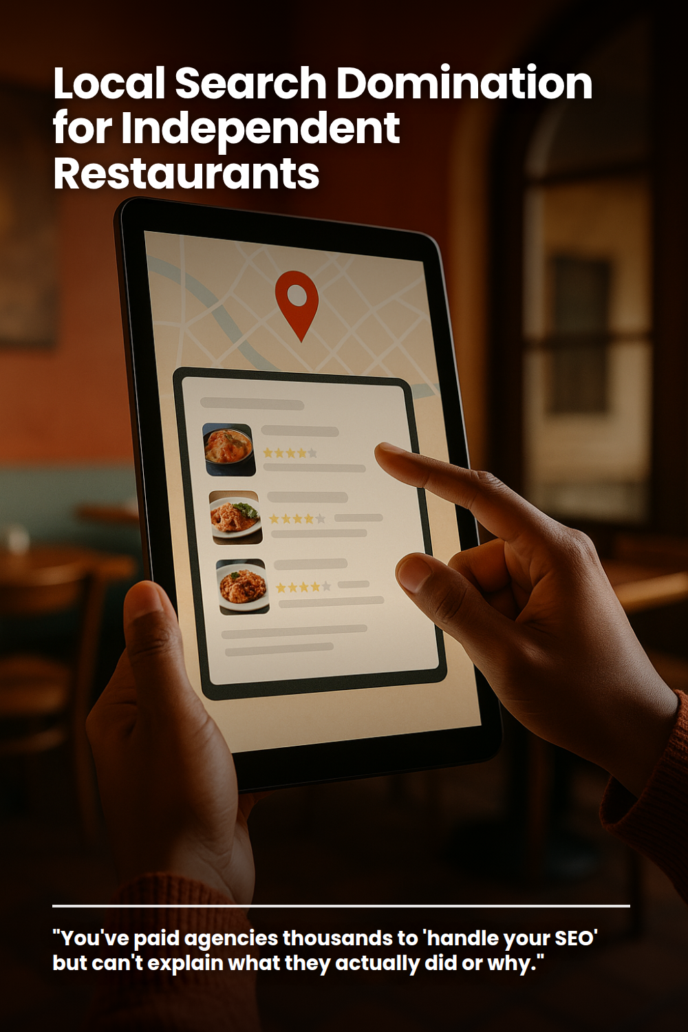 Local Search Domination for Independent Restaurants digital guide cover