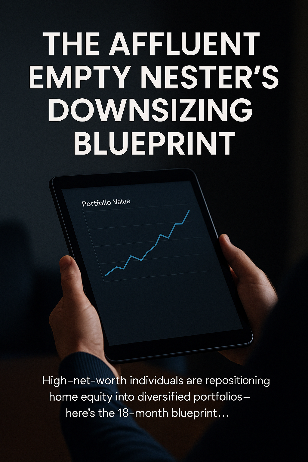 The Affluent Empty Nester's Downsizing Blueprint digital guide cover