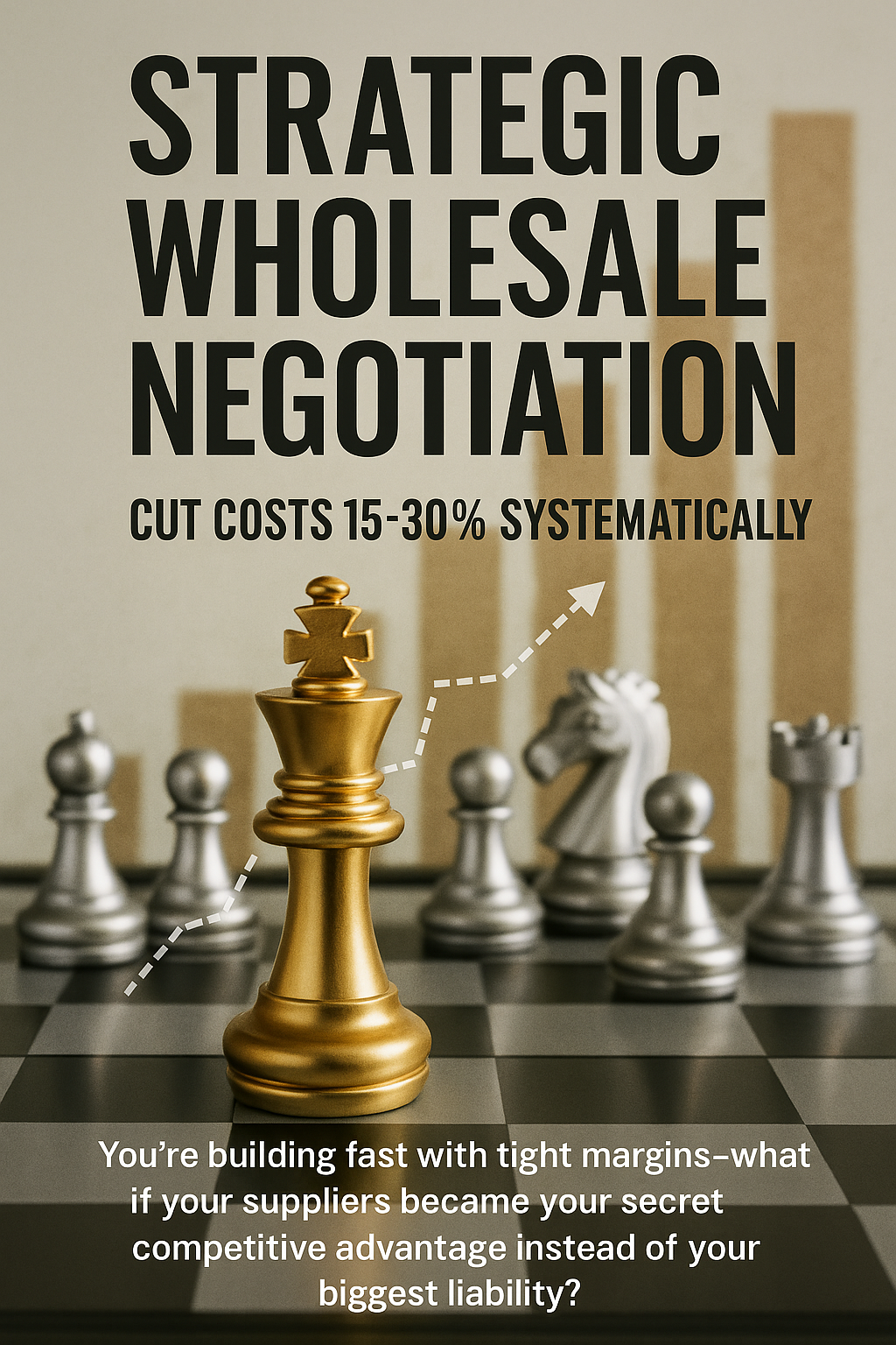 Strategic Wholesale Negotiation: Cut Costs 15-30% Systematically digital guide cover