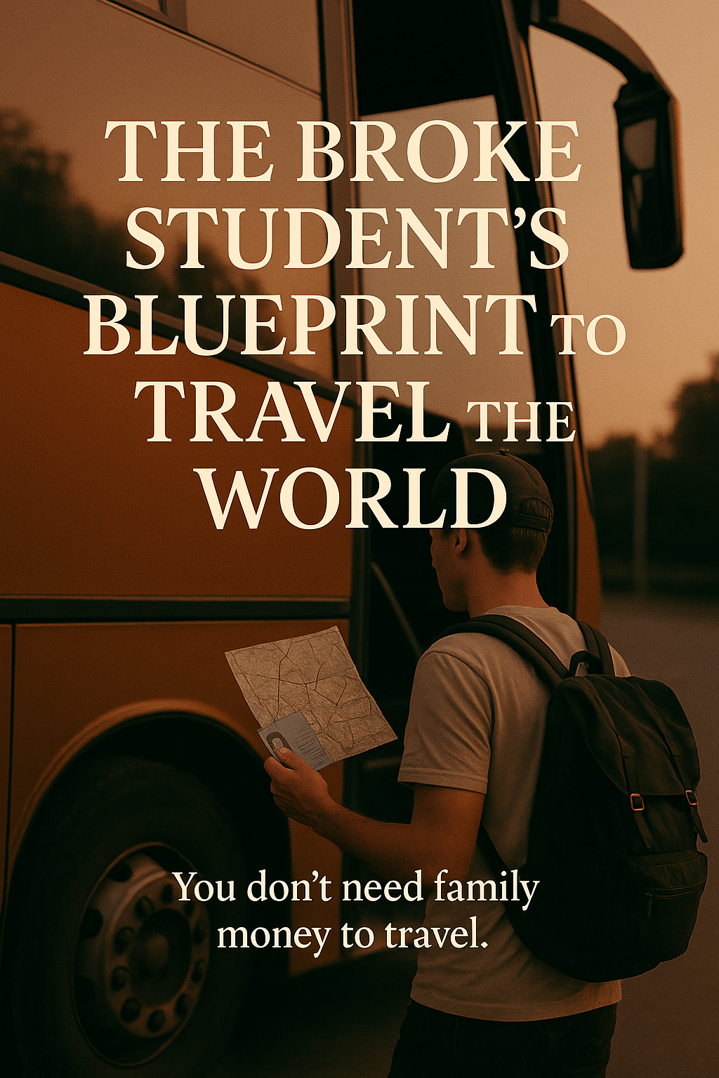 The Broke Student's Blueprint to Travel the World digital guide cover